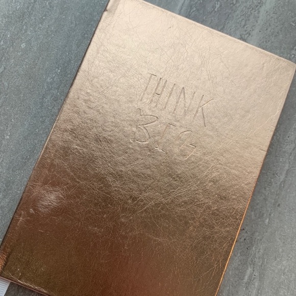 Target Think Big Gold Notebook ✨